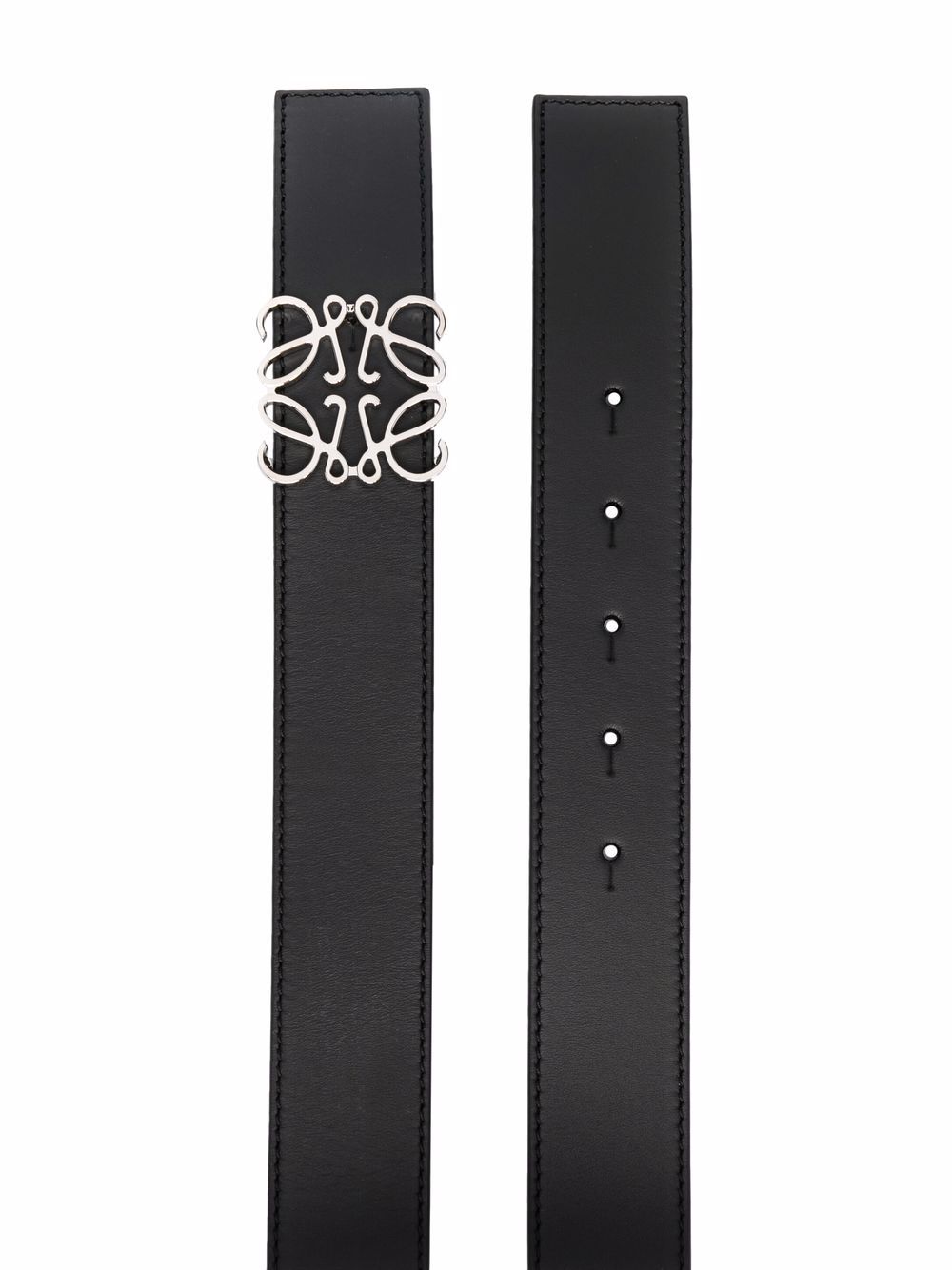 Loewe LOEWE- Anagram Reversible Leather Belt