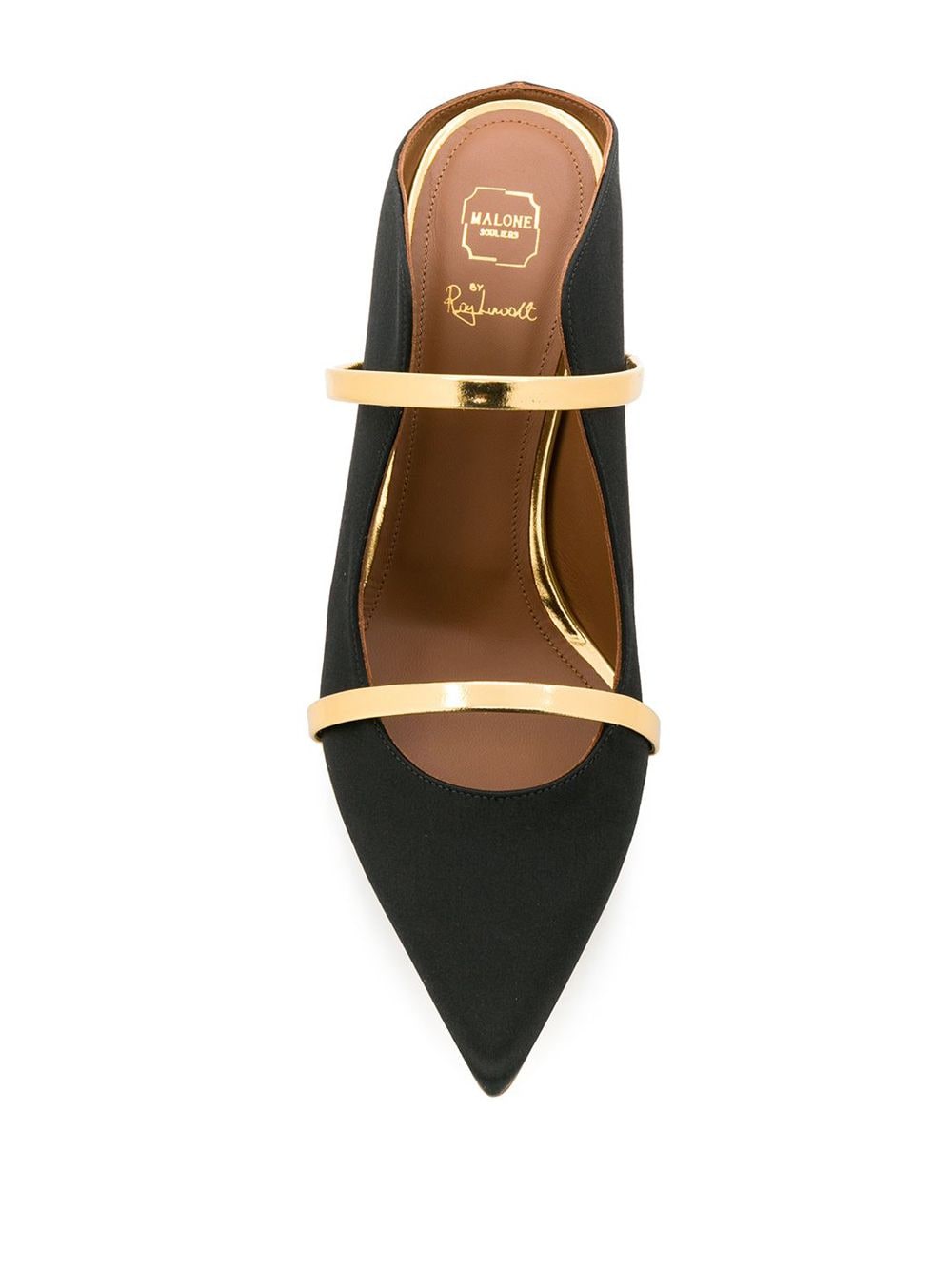 Malone Souliers MALONE SOULIERS- Maureen 70 Satin Stiletto Mules