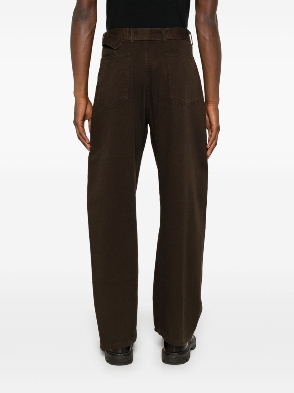 Lemaire LEMAIRE- Cotton Twisted Belted Trousers