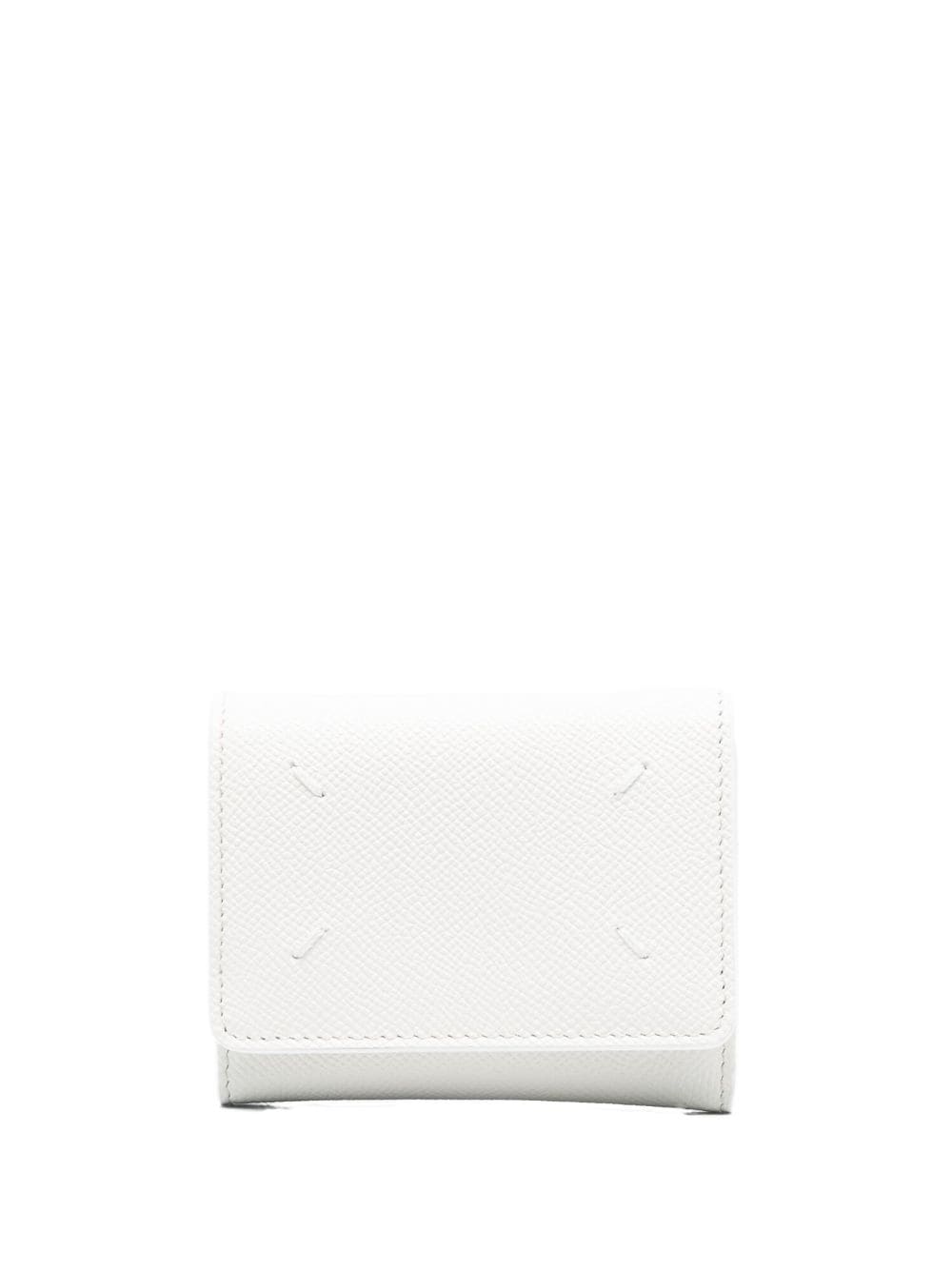 Maison Margiela MAISON MARGIELA- Leather Trifold Wallet