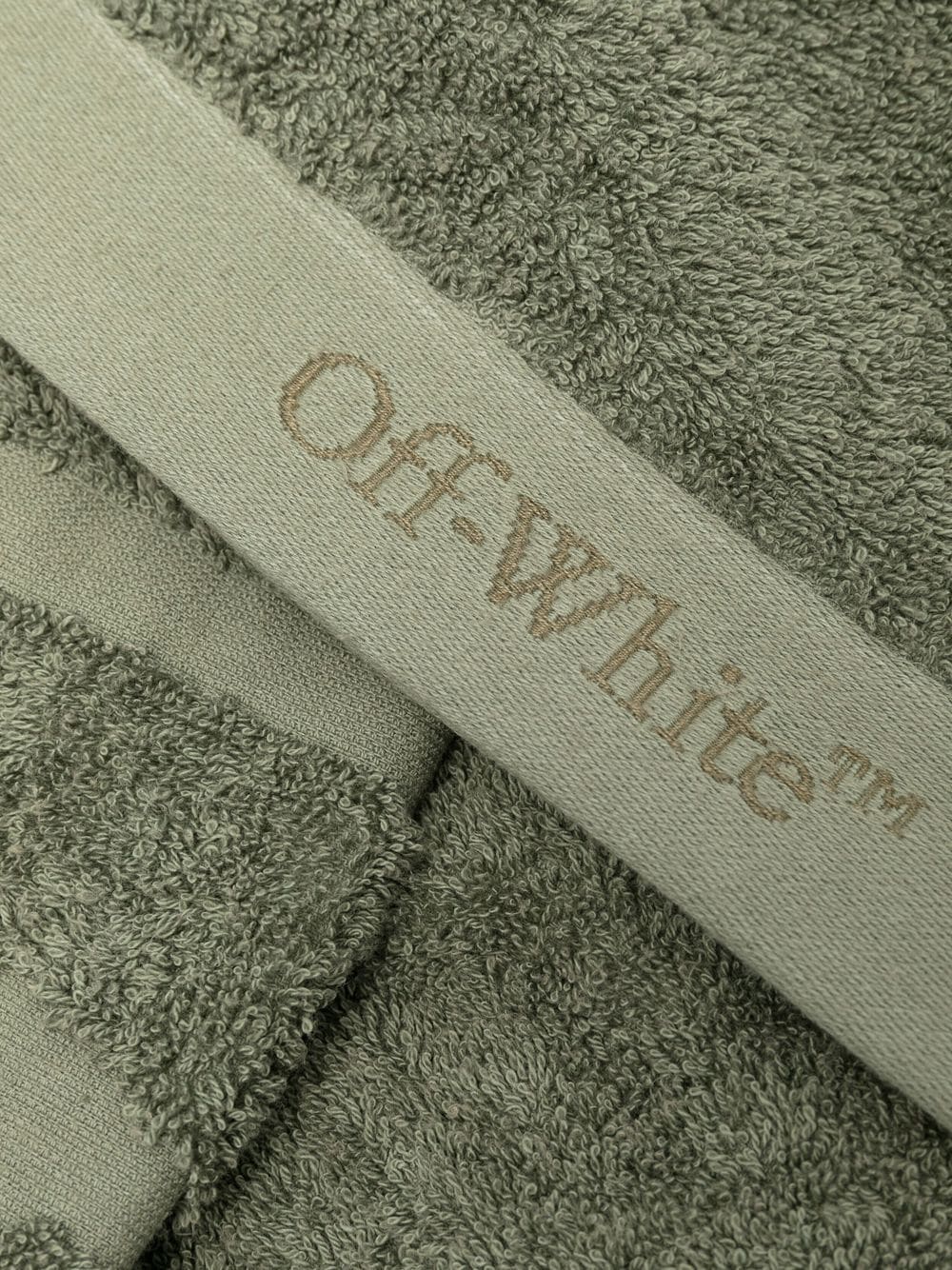 OFF-WHITE OFF-WHITE- Bookish Cotton Shower Towel