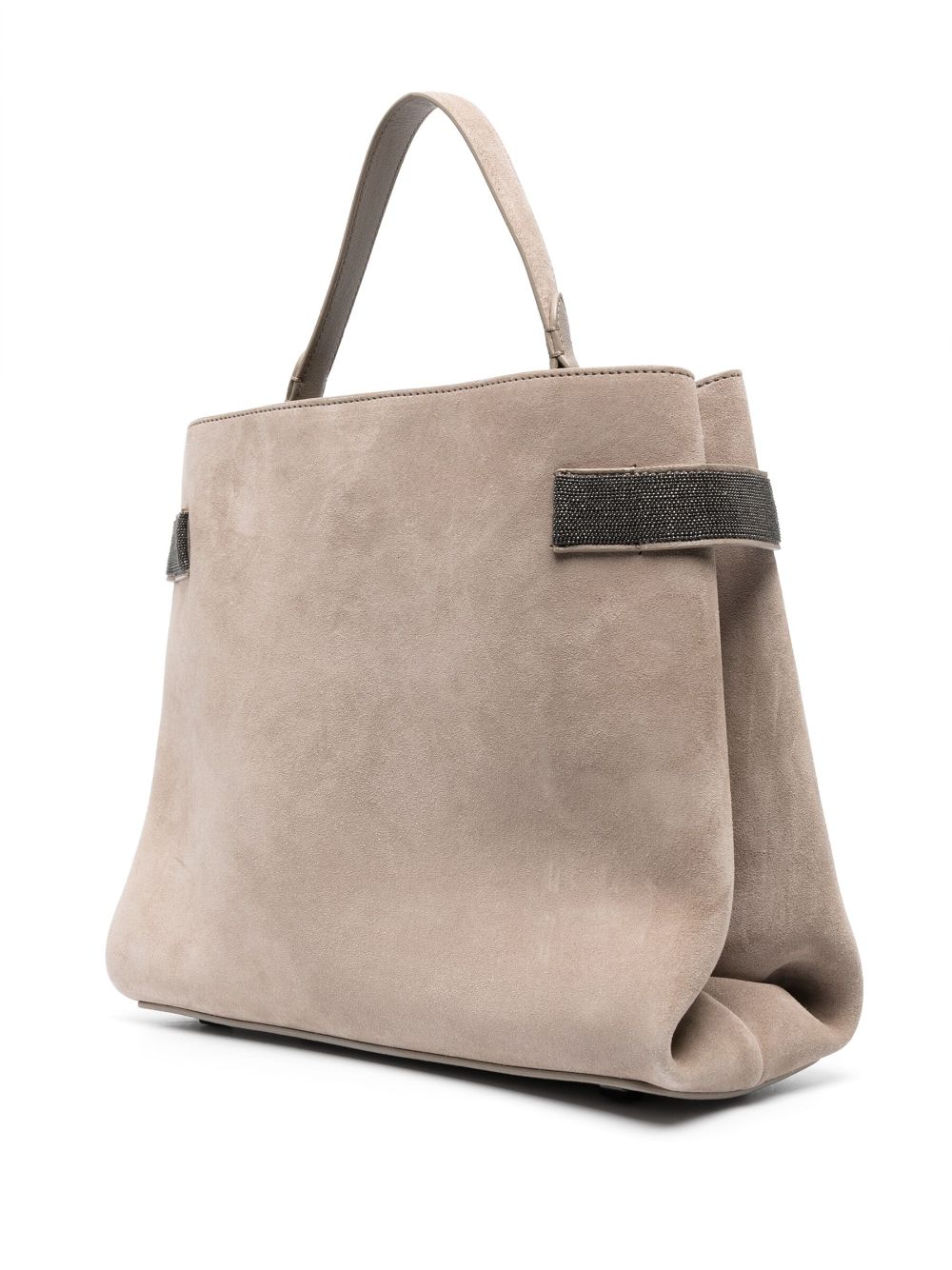 Brunello Cucinelli BRUNELLO CUCINELLI- Suede Leather Crossbody Bag