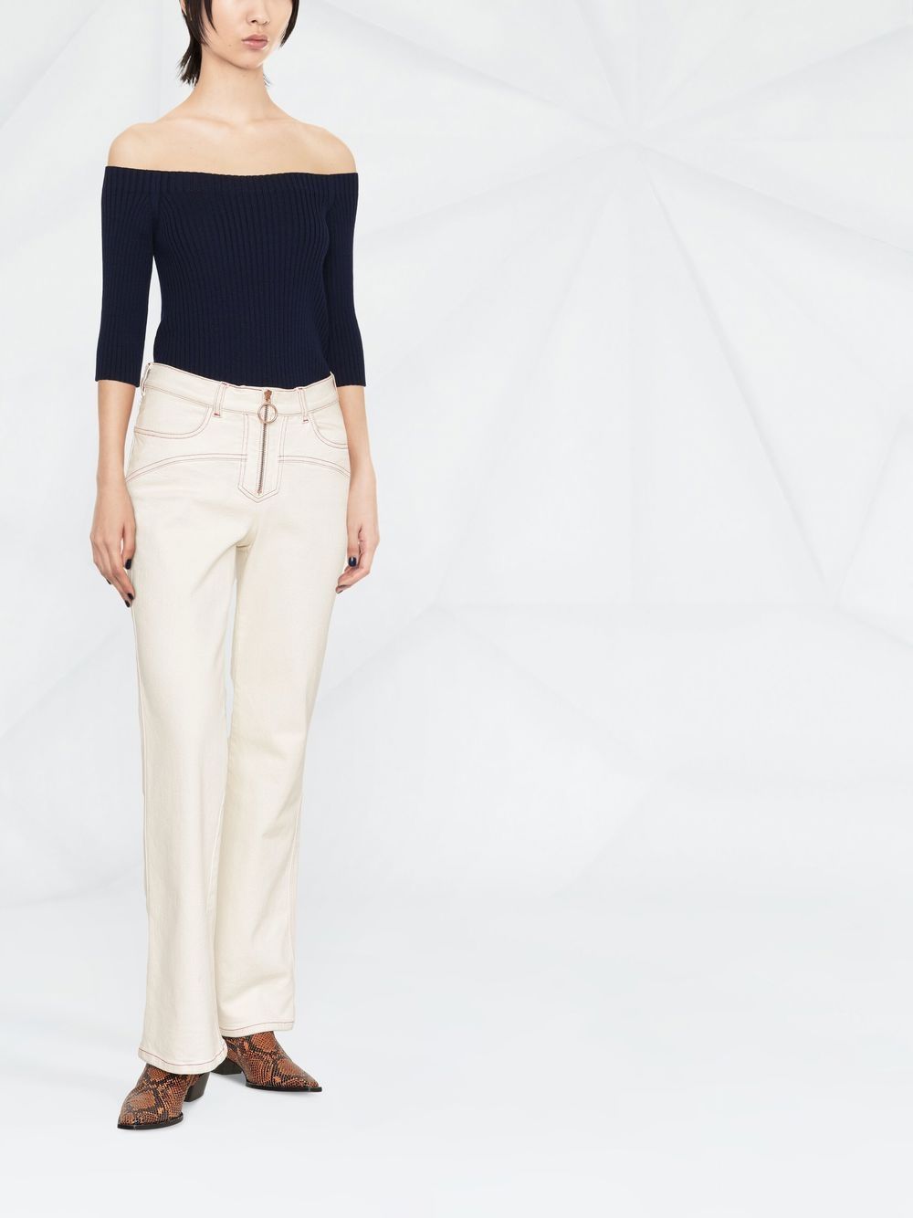 Chloé CHLOÉ- Boat Neck Wool Sweater