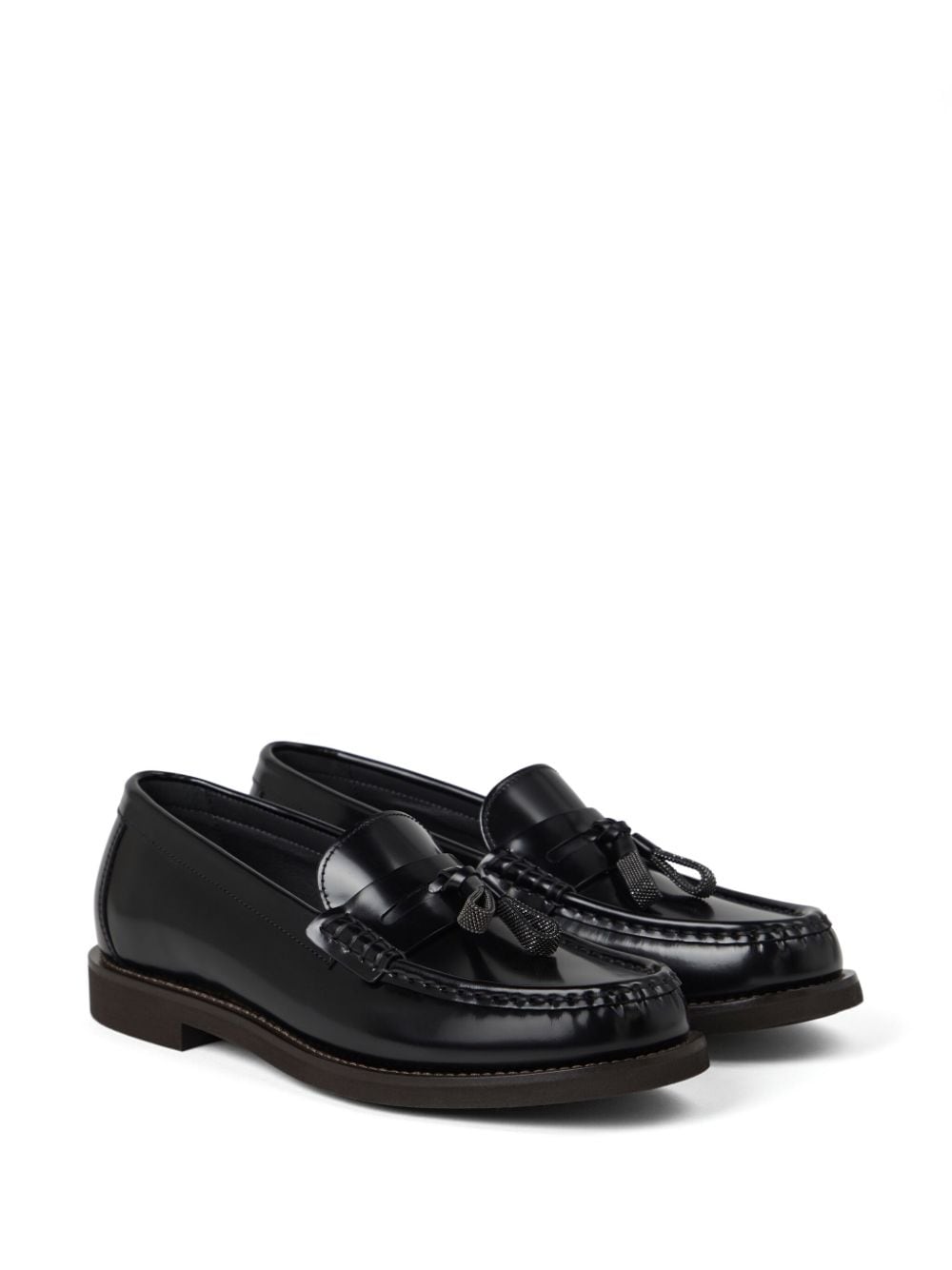 Brunello Cucinelli BRUNELLO CUCINELLI- Leather Loafers