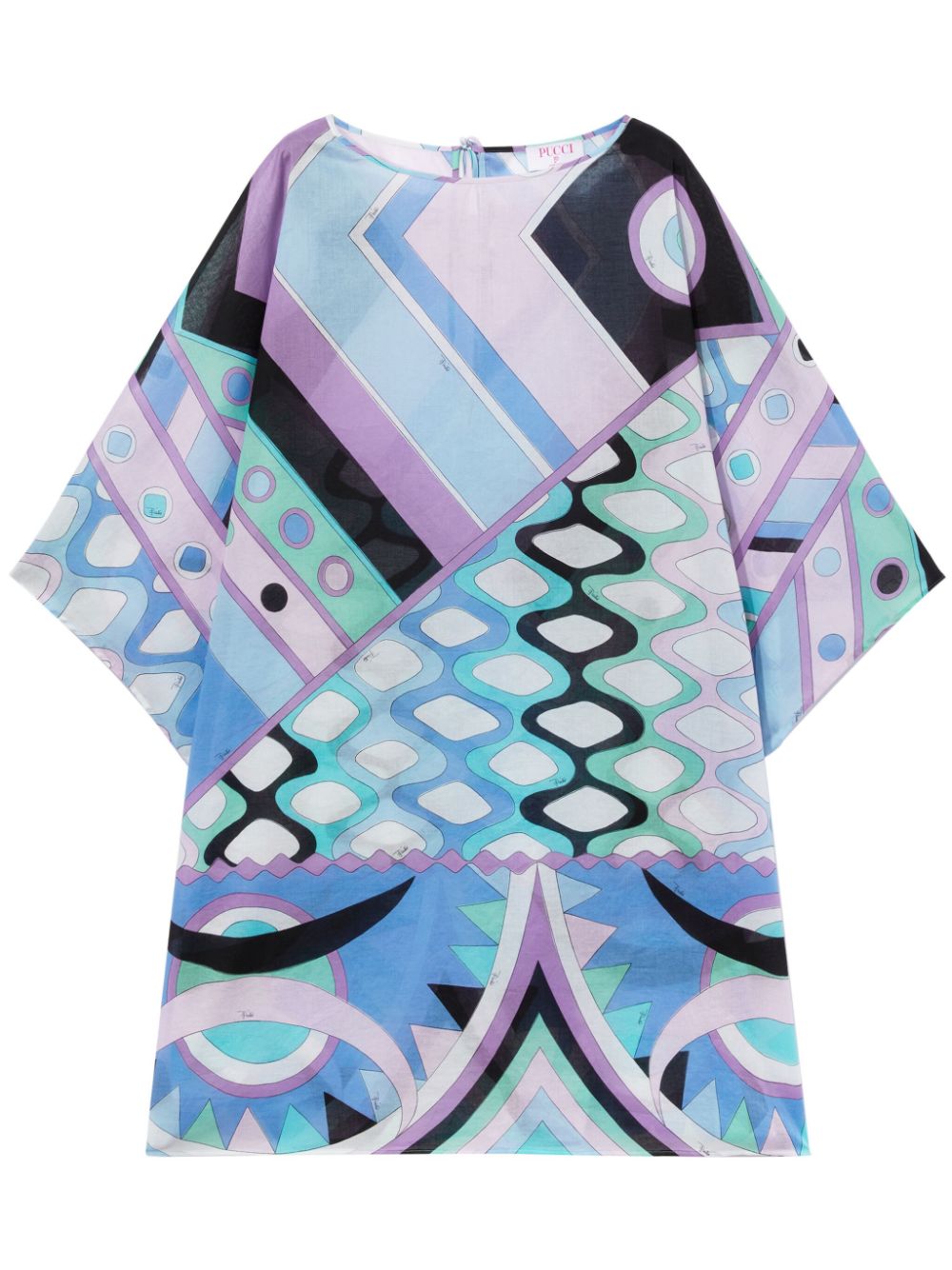 pucci PUCCI- Printed Cotton Caftan Dress