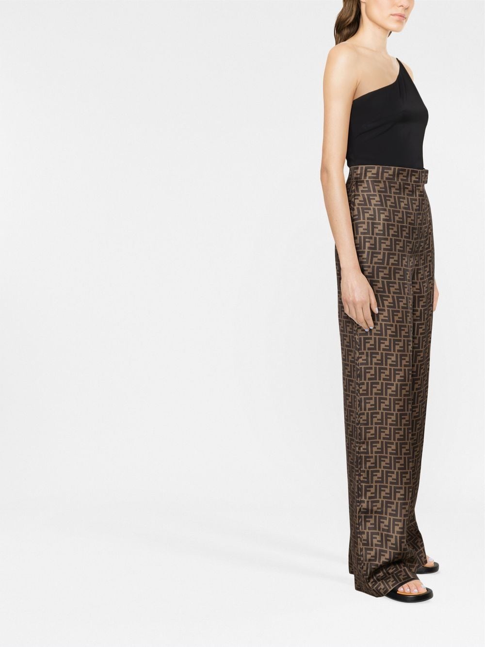 FENDI FENDI- Ff Silk Trousers