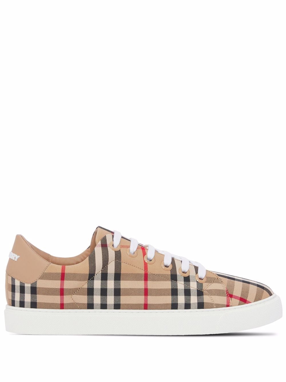 Burberry BURBERRY- Check Motif Cotton Sneakers