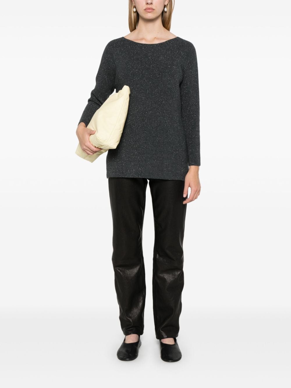 Fabiana Filippi FABIANA FILIPPI- Wool Blend Boatneck Sweater