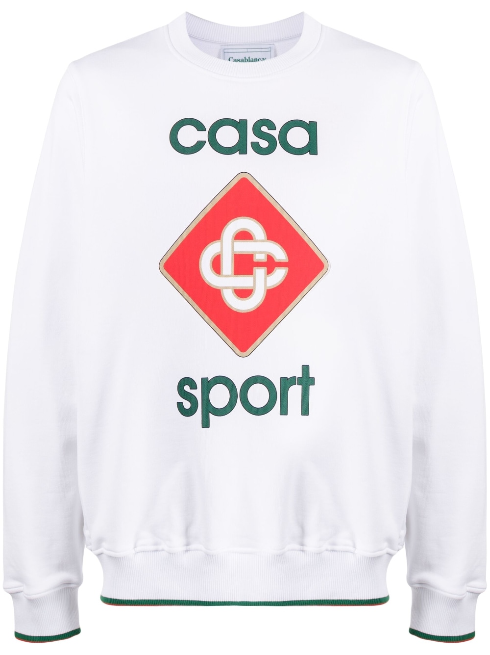 Casablanca CASABLANCA- Logo Organic Cotton Sweatshirt