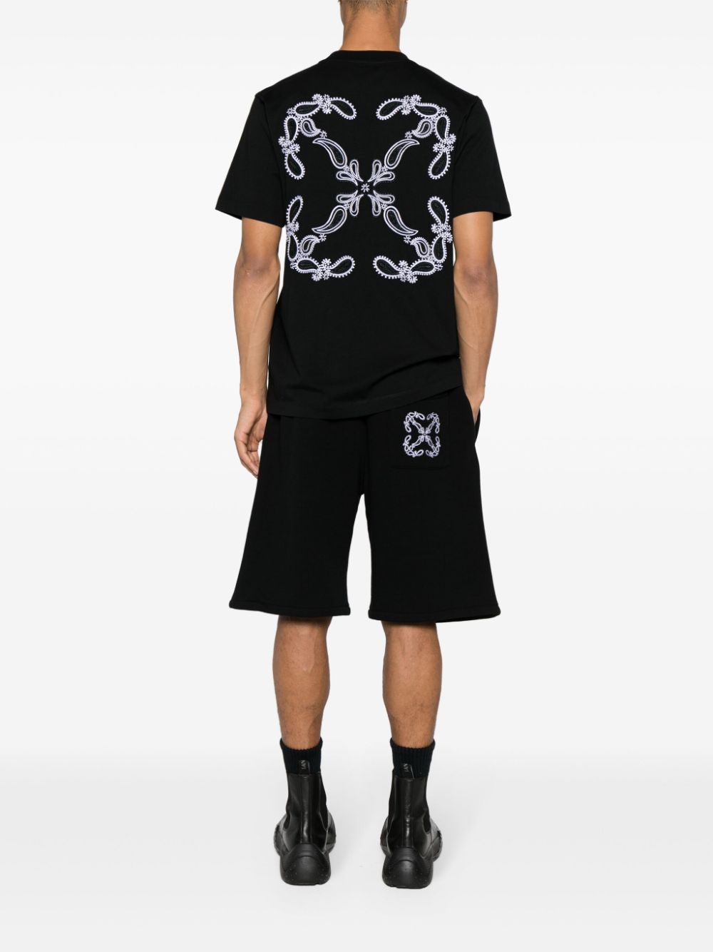 OFF-WHITE OFF-WHITE- Logo Cotton T-shirt