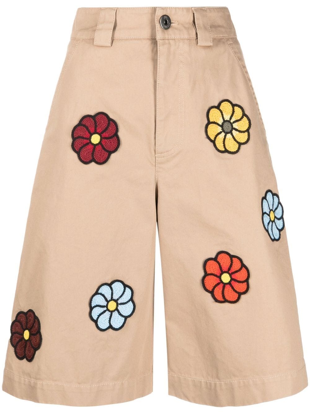 Moncler MONCLER- Patched Cotton Shorts