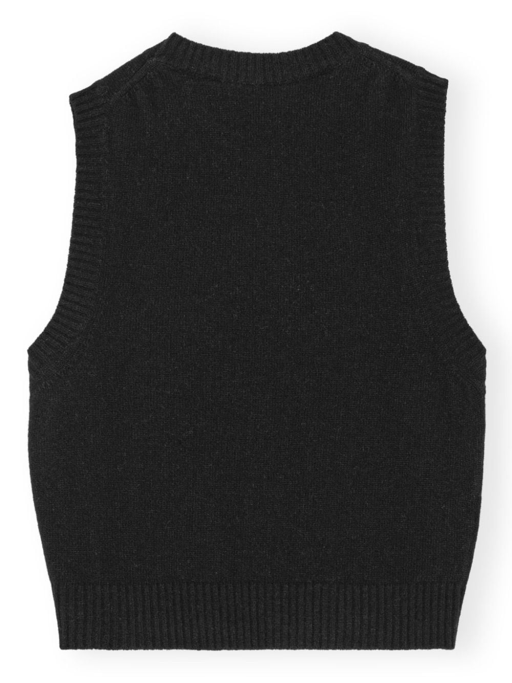 Ganni GANNI- Logo Wool Vest