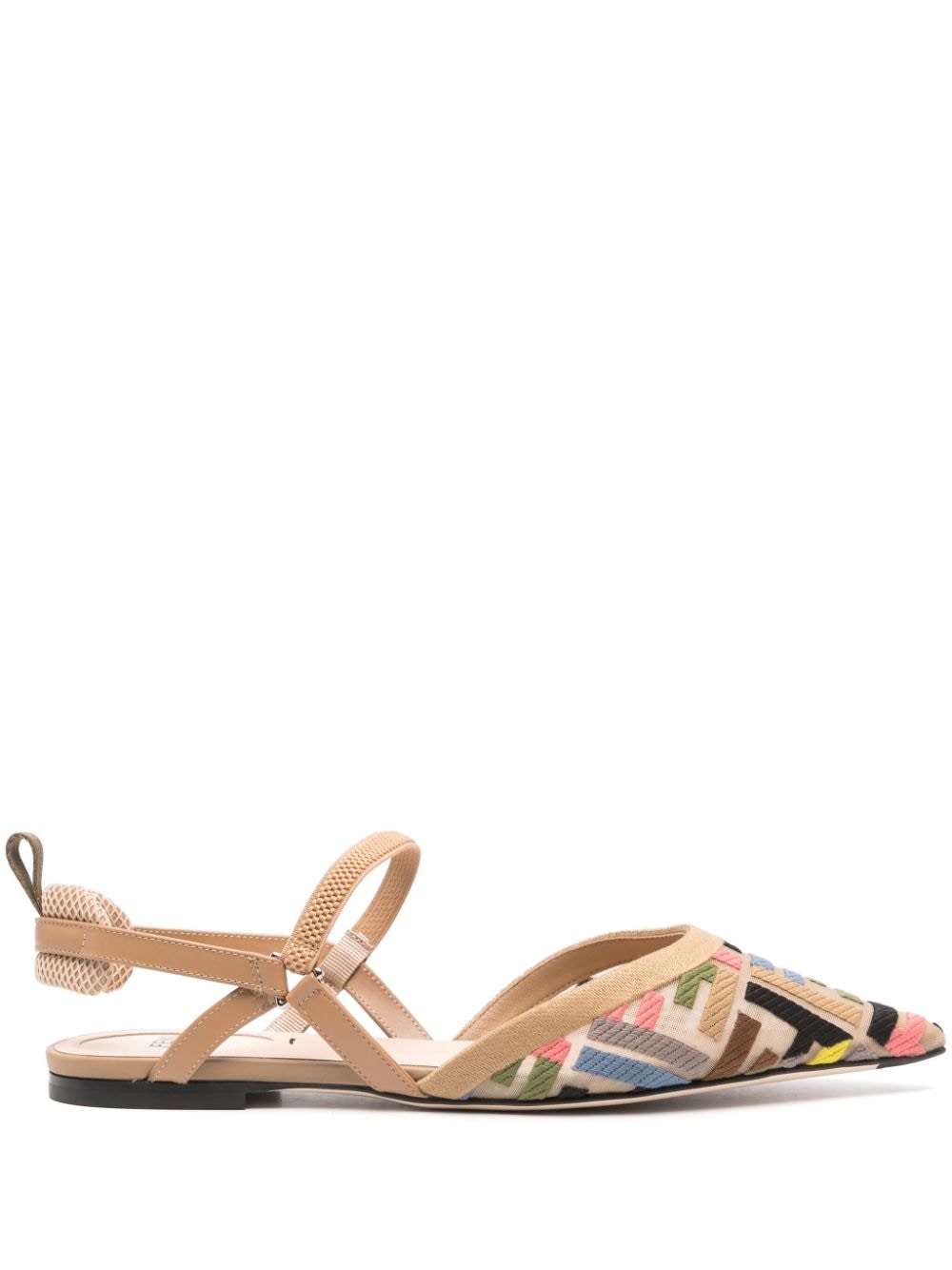 FENDI FENDI- Colibrì Lite Slingback Ballets