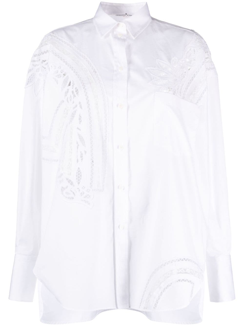 Ermanno Scervino ERMANNO SCERVINO- Embroidered Cotton Shirt