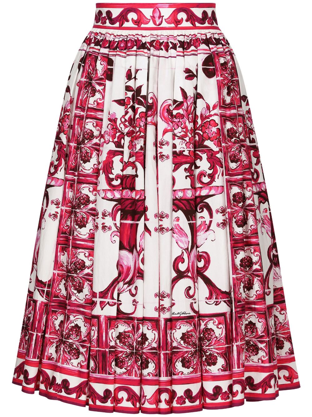 Dolce & Gabbana DOLCE & GABBANA- Maiolica Print Skirt