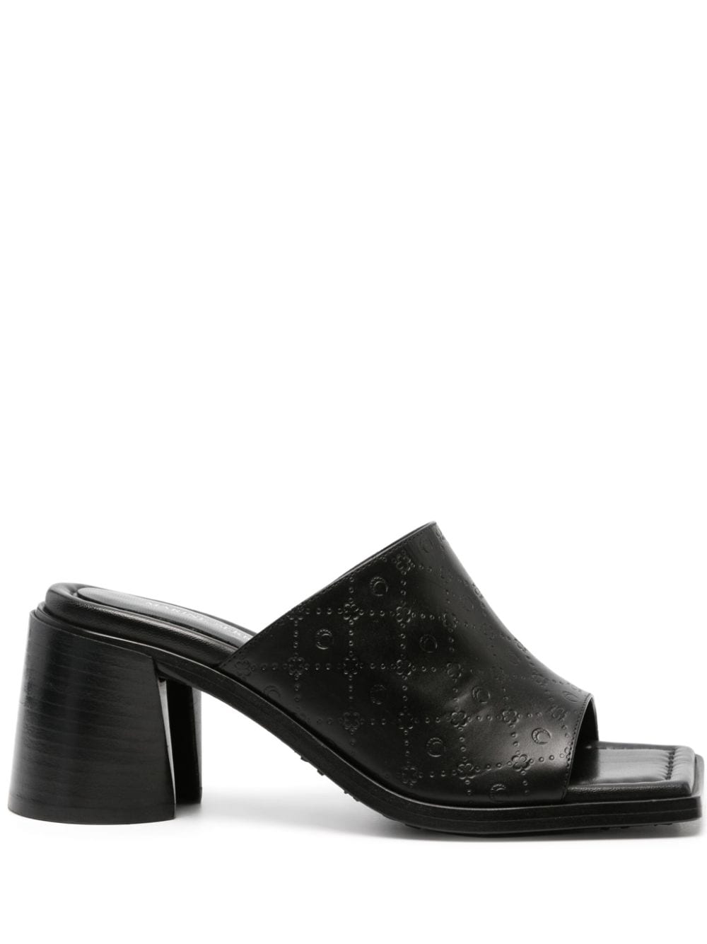 Marine Serre MARINE SERRE- Leather Heel Mules