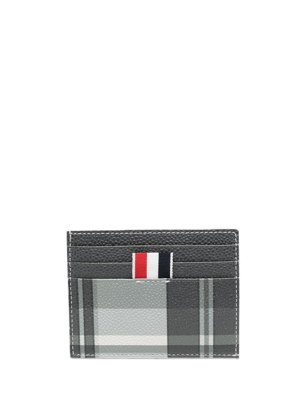 Thom Browne THOM BROWNE- 4bar Leather Credit Card Case