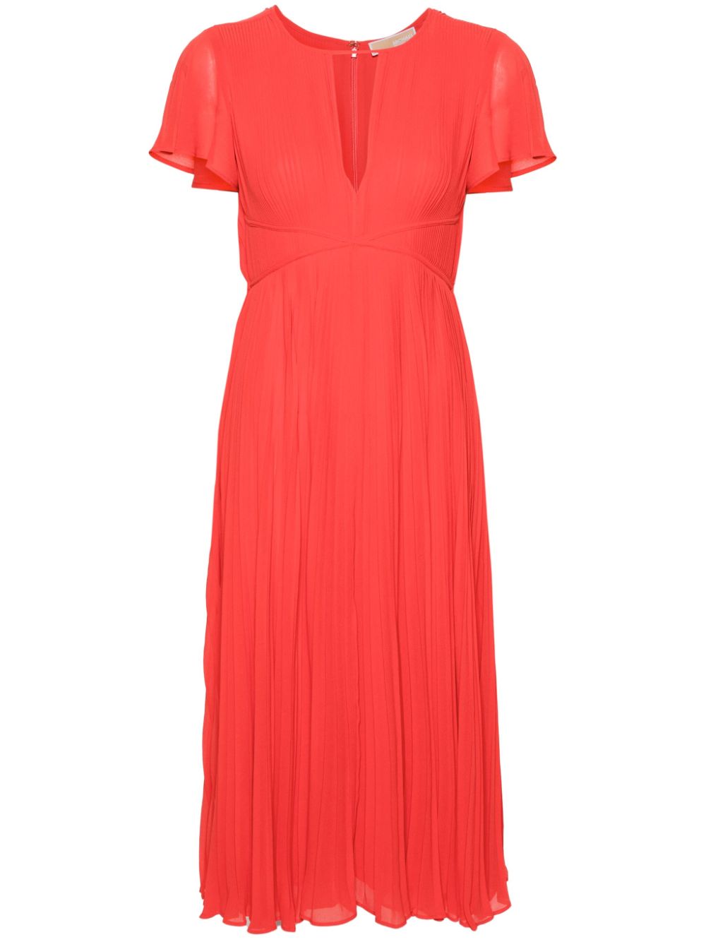  MICHAEL MICHAEL KORS- Pleated Midi Dress