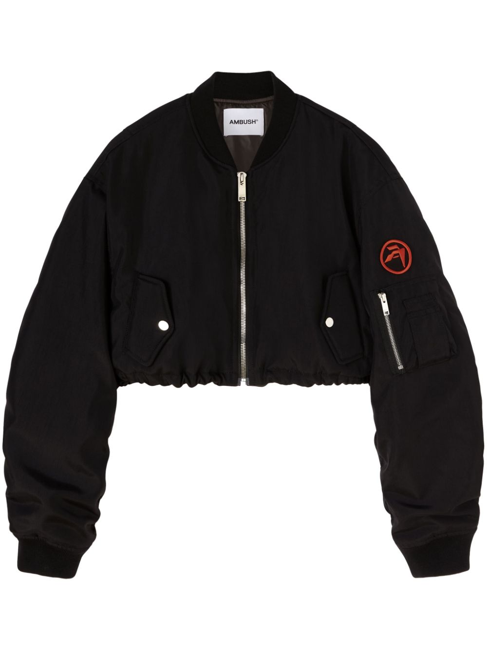 AMBUSH AMBUSH- Cropped Patch Bomber Jacket