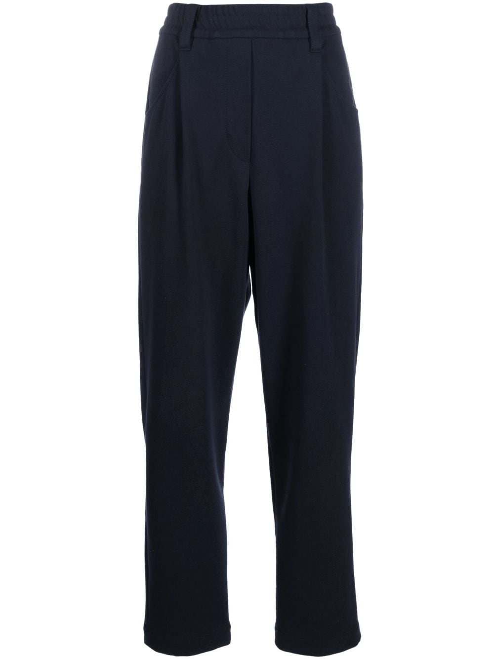 Brunello Cucinelli BRUNELLO CUCINELLI- Cotton Blend Drawstring Trousers