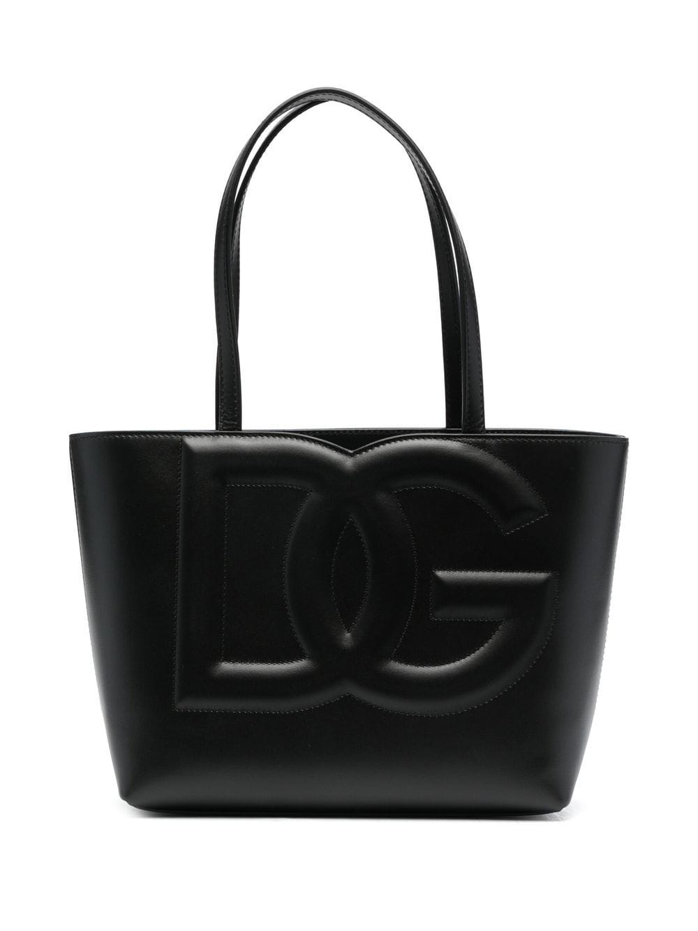 Dolce & Gabbana DOLCE & GABBANA- Dg Logo Small Leather Tote Bag