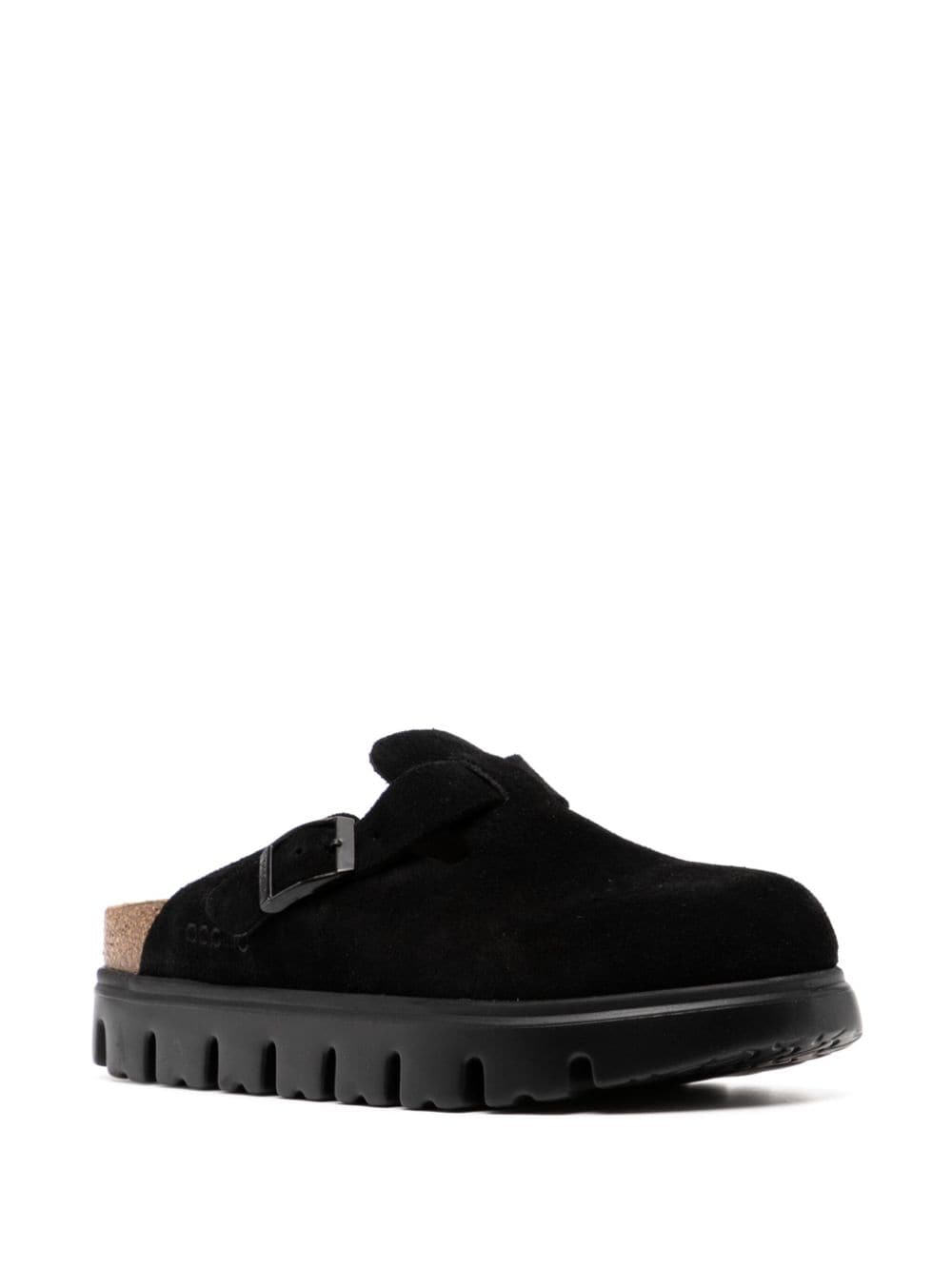 Birkenstock BIRKENSTOCK- Boston Chunky Suede Leather Slippers