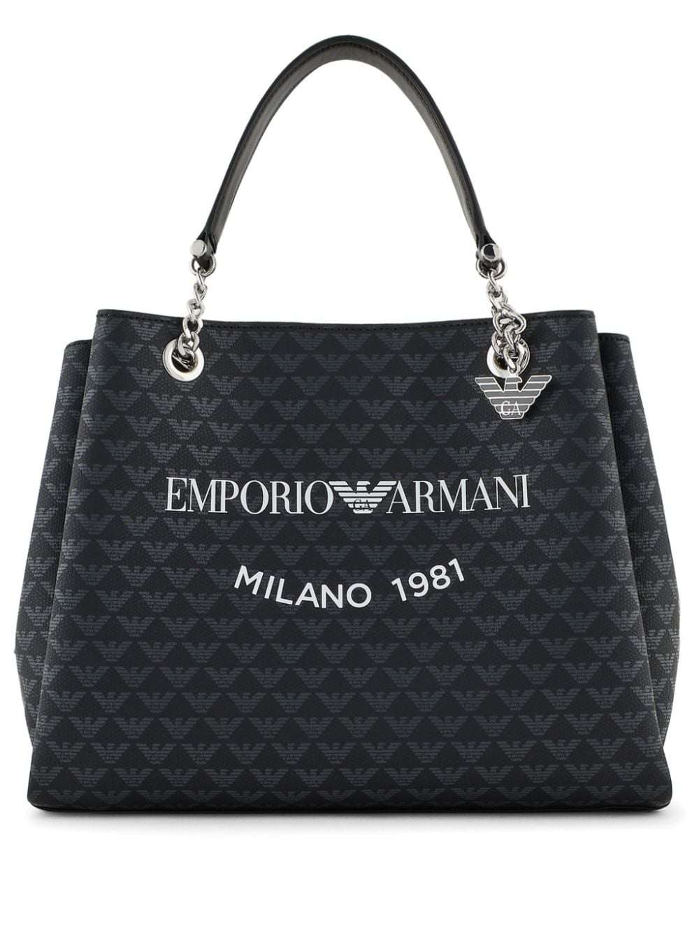 Emporio Armani EMPORIO ARMANI- Allover Logo Tote Bag