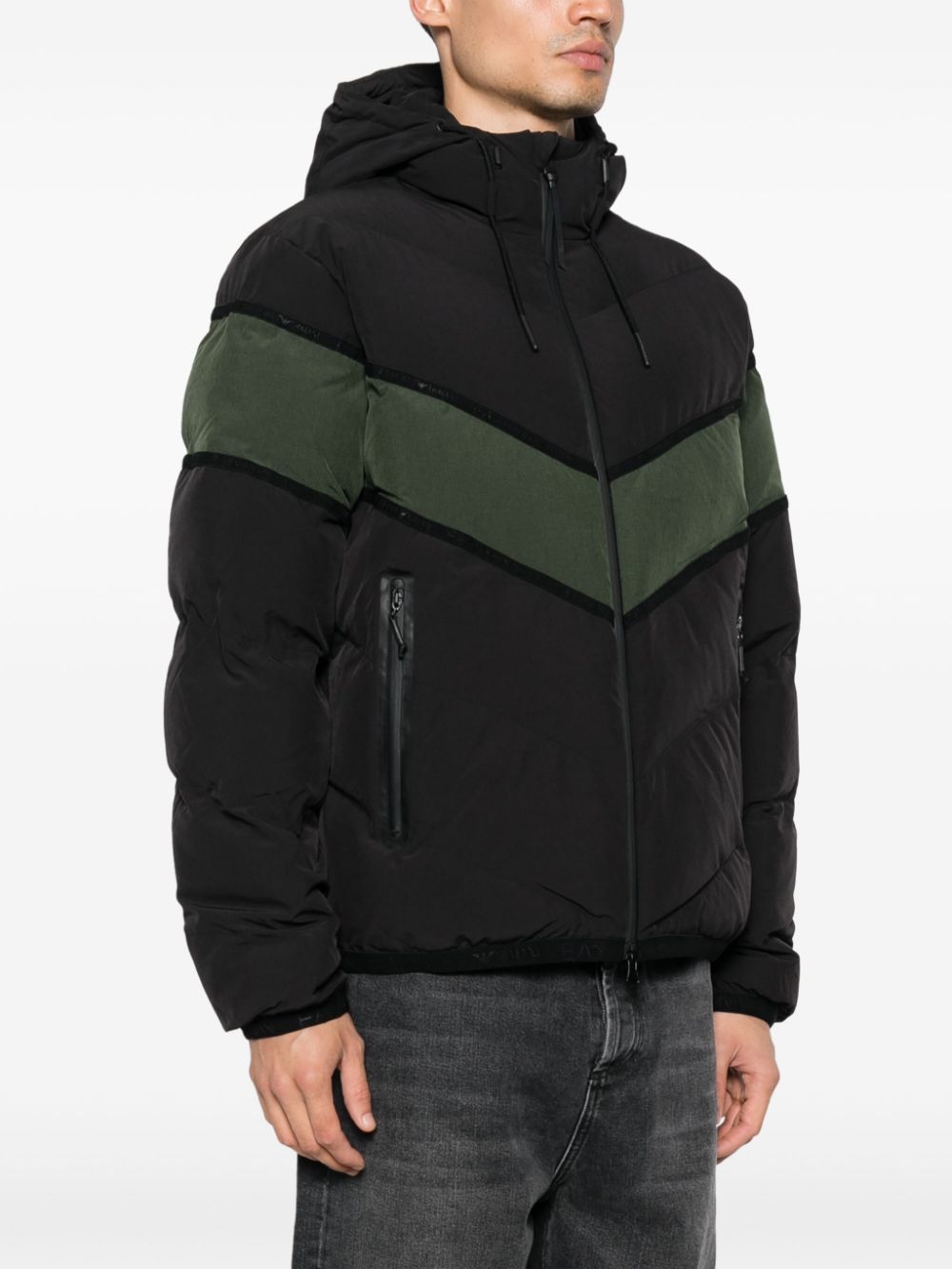 EA7 EA7- Hooded Down Jacket