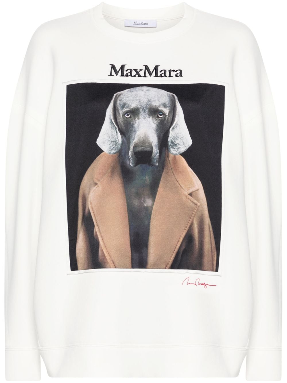 Max Mara MAX MARA- Printed Cotton Sweatshirt