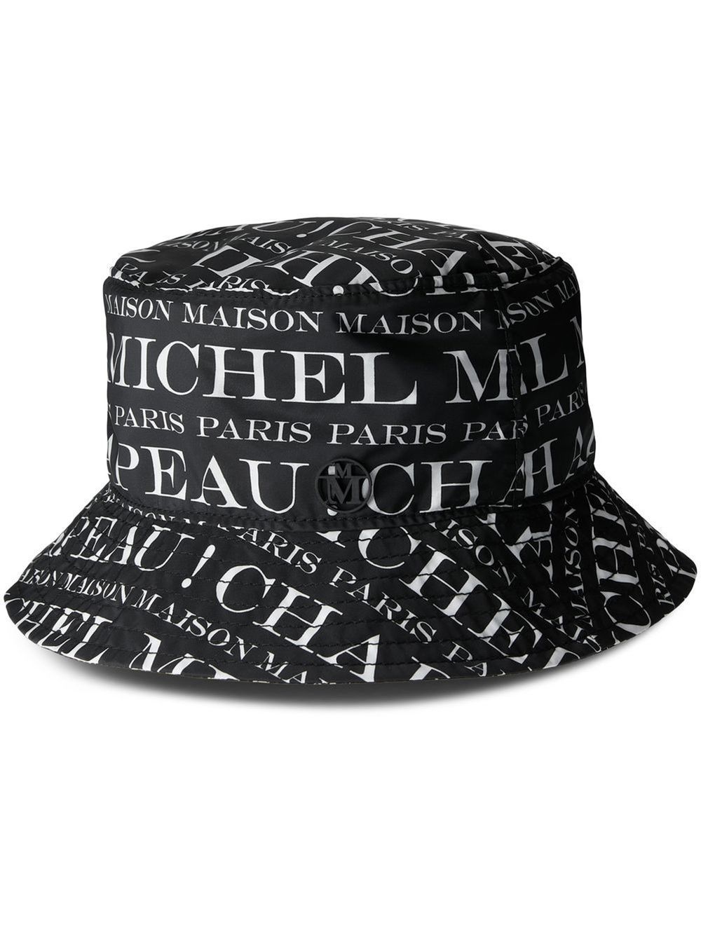 Maison Michel MAISON MICHEL- Jason Allover Logo Waterproof Bucket Hat