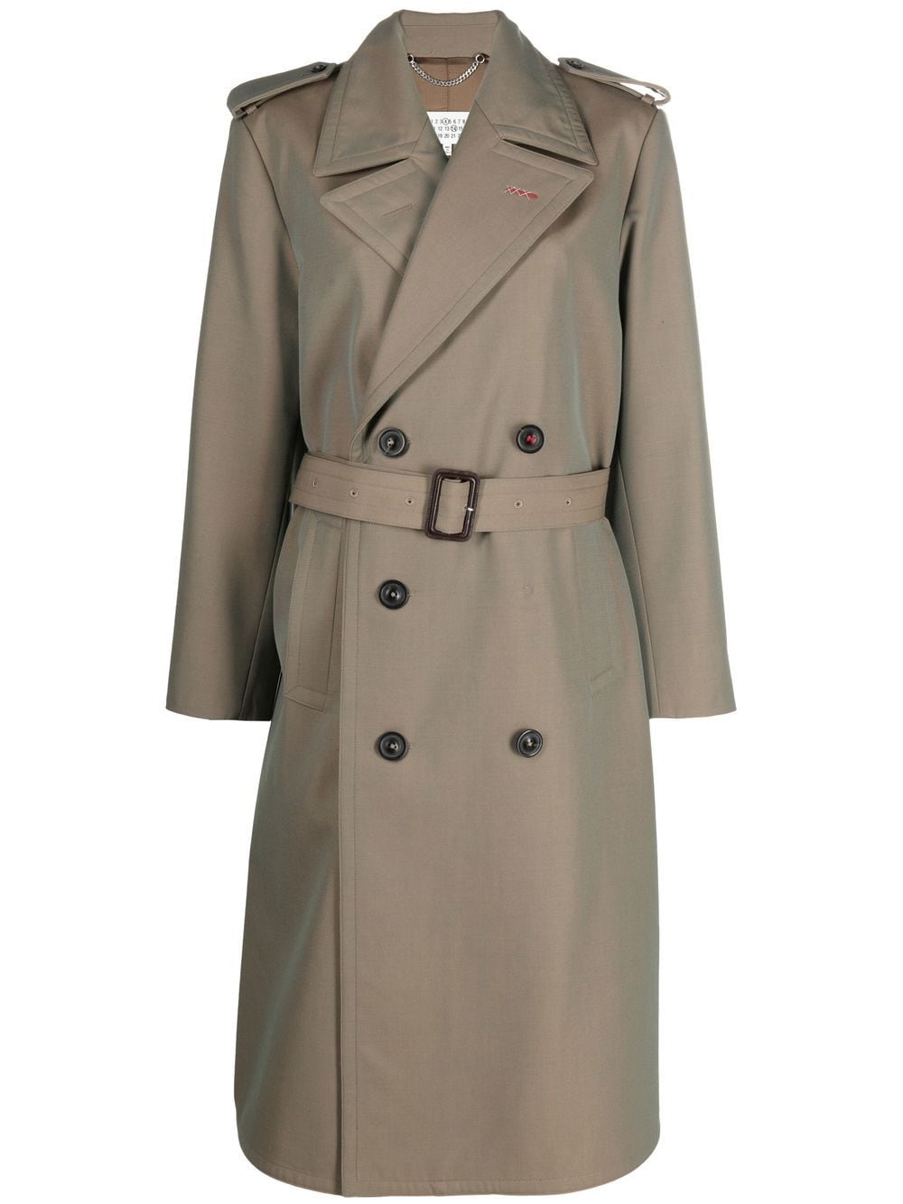 Maison Margiela MAISON MARGIELA- Double-breasted Trench Coat