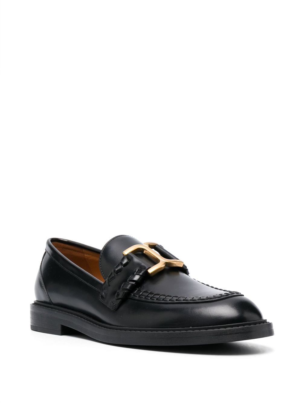 Chloé CHLOÉ- Marcie Leather Loafers