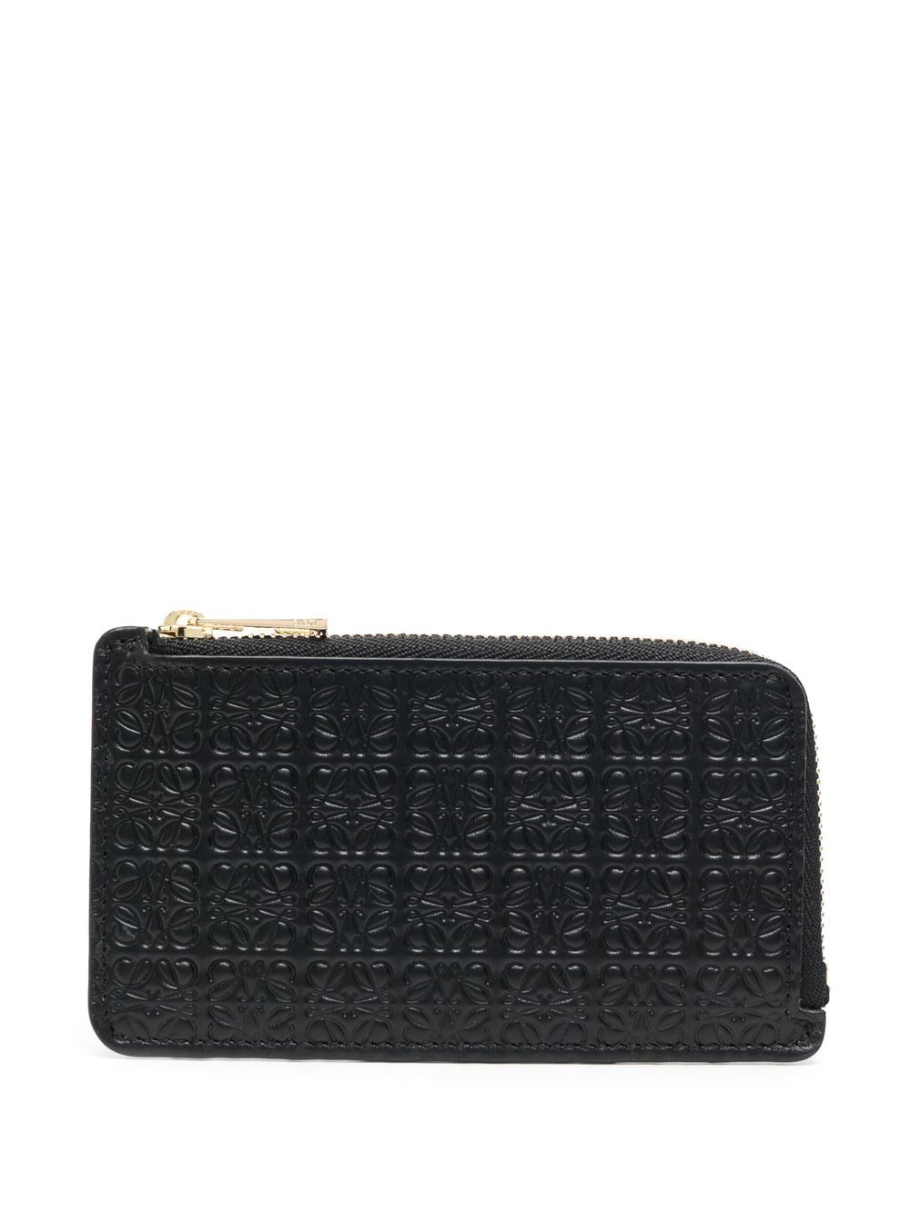 Loewe LOEWE- Repeat Embossed Leather Credit Card Case