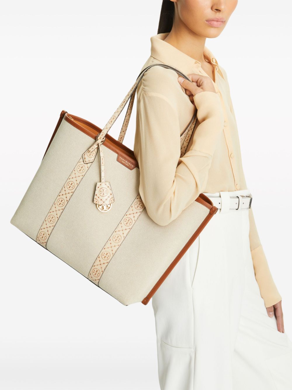 Tory Burch TORY BURCH- Perry Canvas Tote Bag