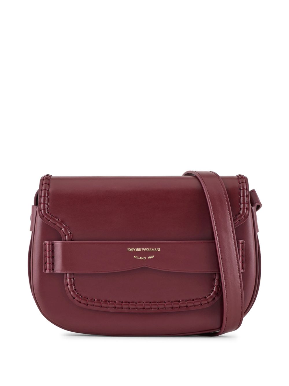 Emporio Armani EMPORIO ARMANI- Leather Crossbody Bag