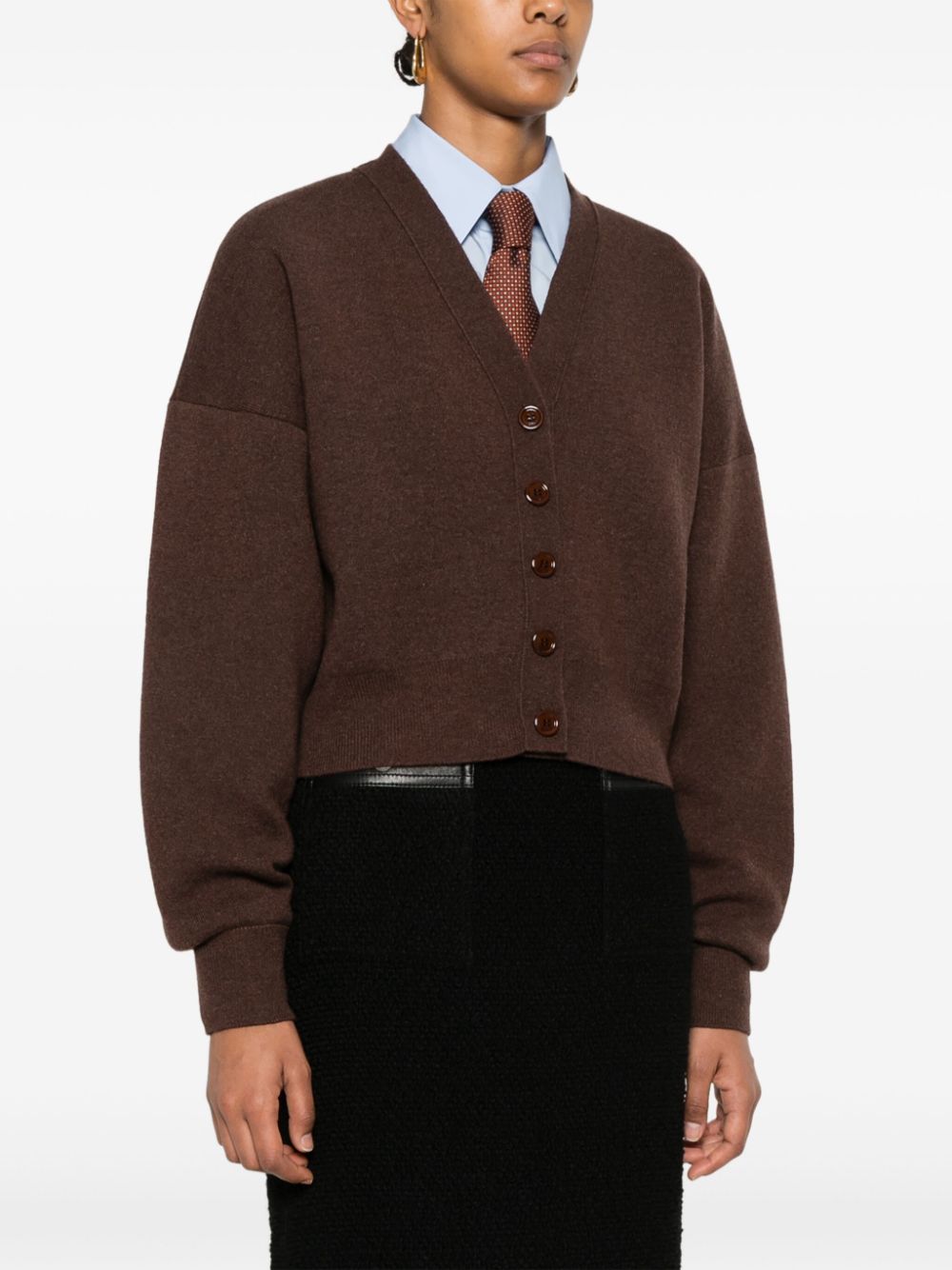 Loewe LOEWE- Cashmere V-necked Cardigan