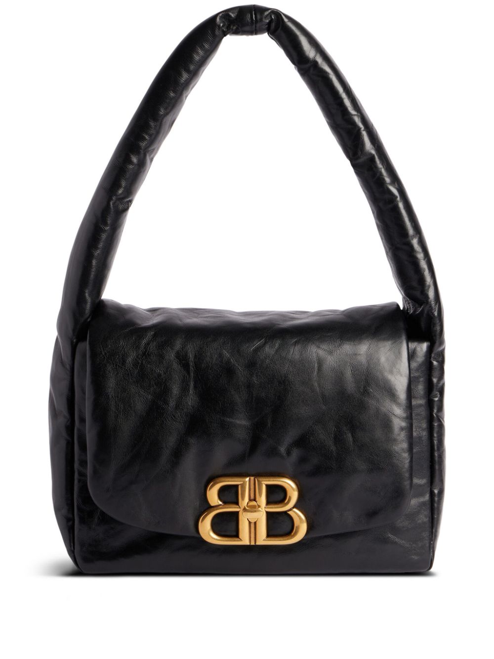 Balenciaga BALENCIAGA- Monaco Small Leather Shoulder Bag