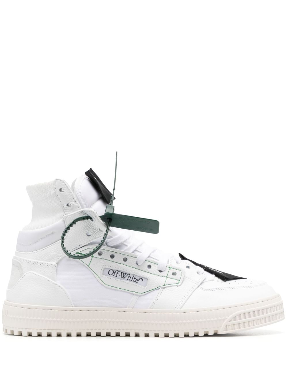 OFF-WHITE OFF-WHITE- 3.0 Off Court Leather Sneakers