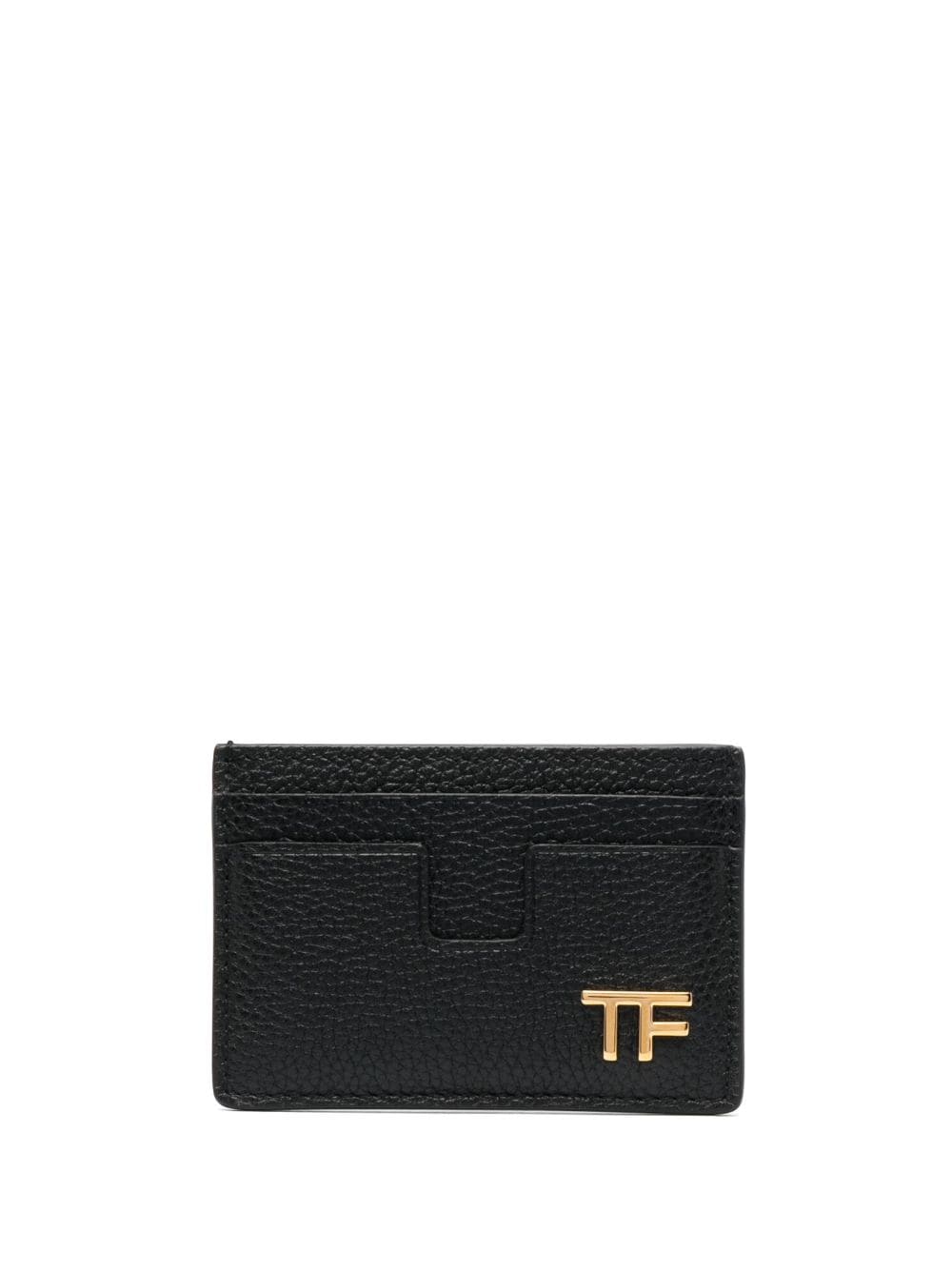 Tom Ford TOM FORD- T Line Leather Credit Card Case