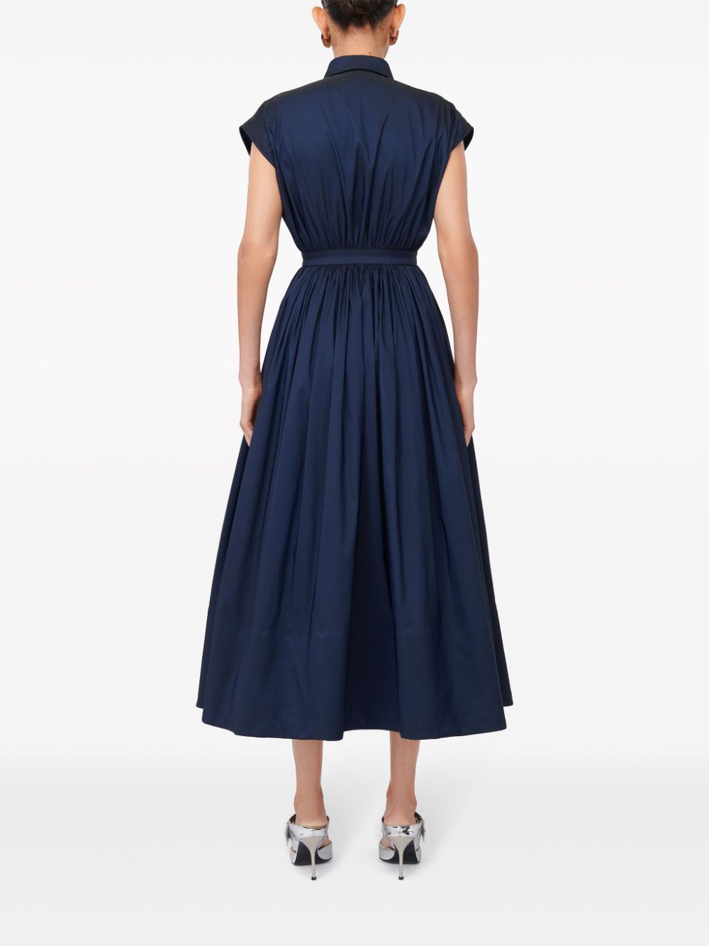 Alexander McQueen ALEXANDER MCQUEEN- Zipped Chemisier Dress