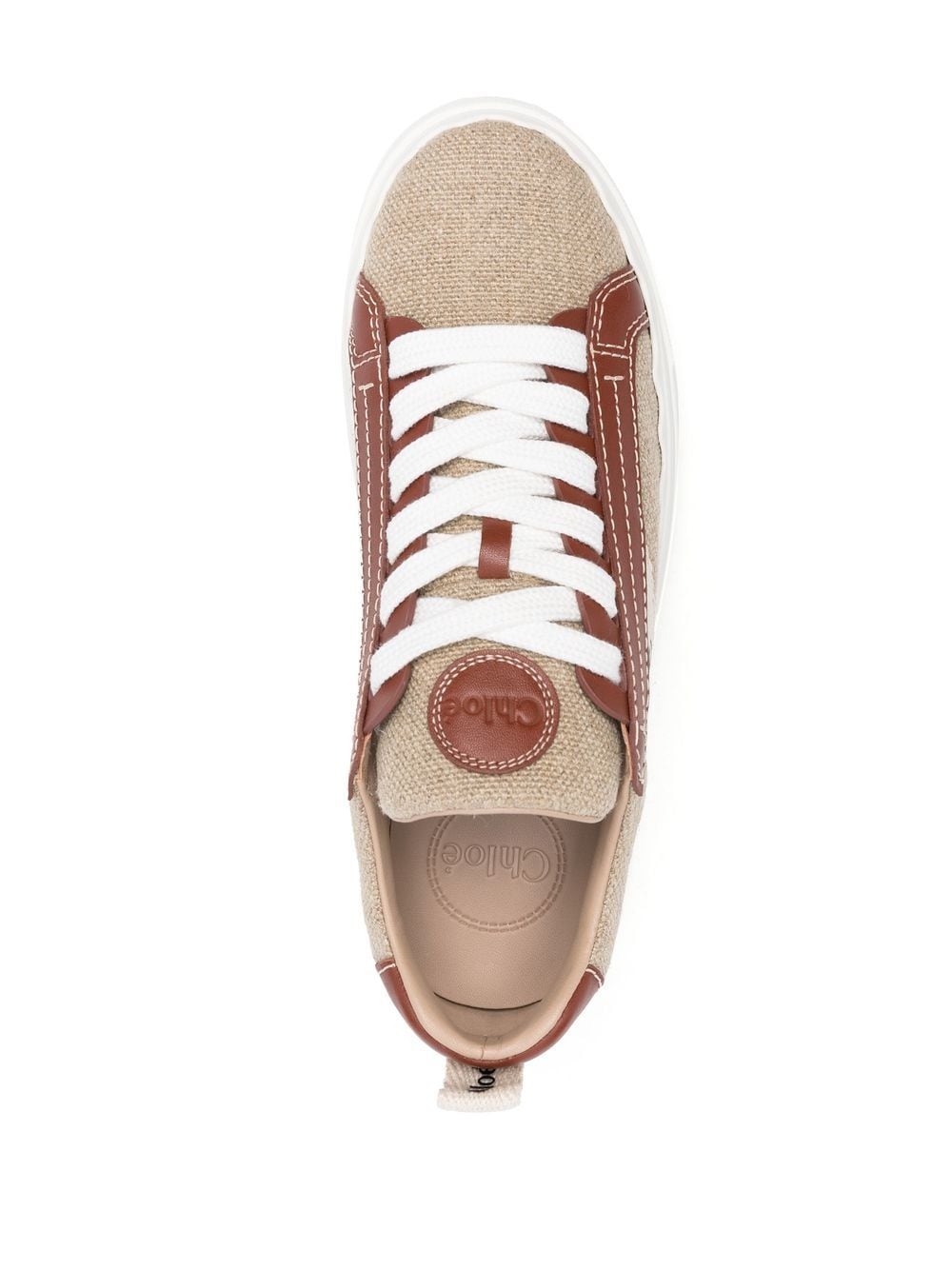 Chloé CHLOÉ- Lauren Leather Sneakers