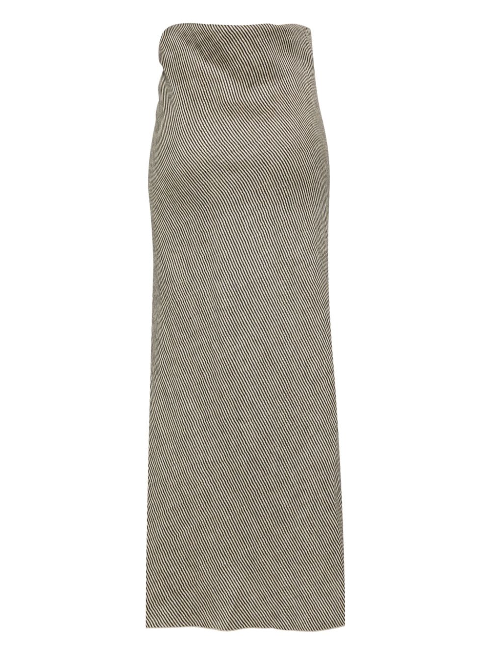 Alysi ALYSI- Striped Long Skirt