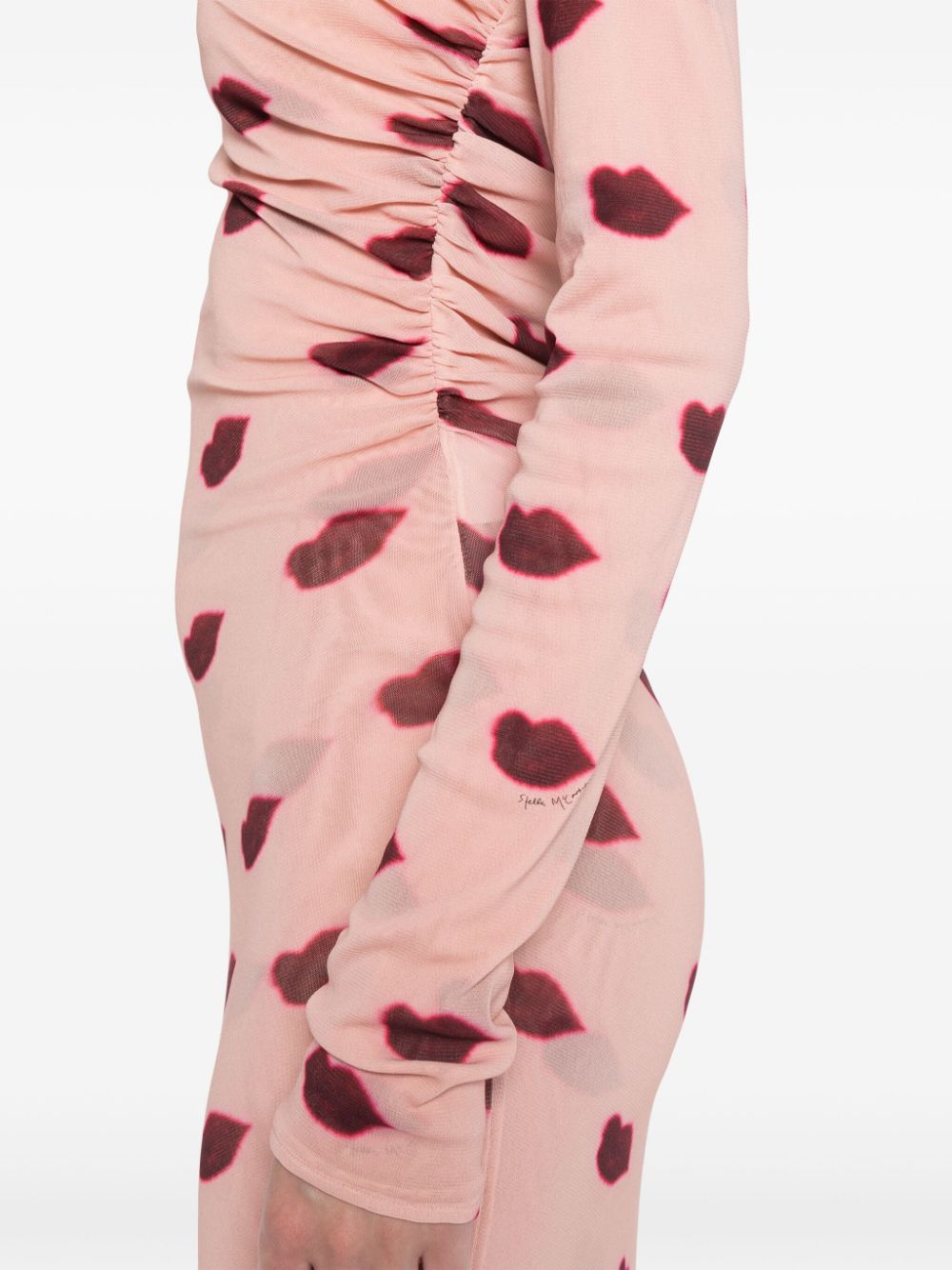 Stella McCartney STELLA MCCARTNEY- Lips Print Long Dress