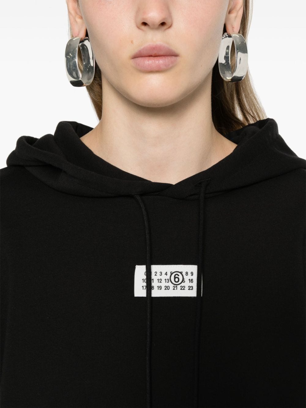 MM6 Maison Margiela MM6 MAISON MARGIELA- Logo Cotton Hoodie