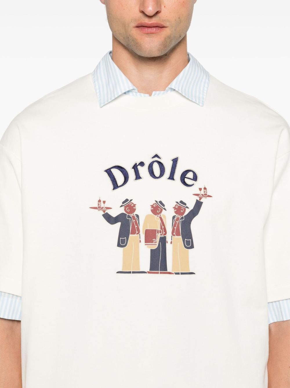 Drôle de Monsieur DROLE DE MONSIEUR- T-shirt With Logo