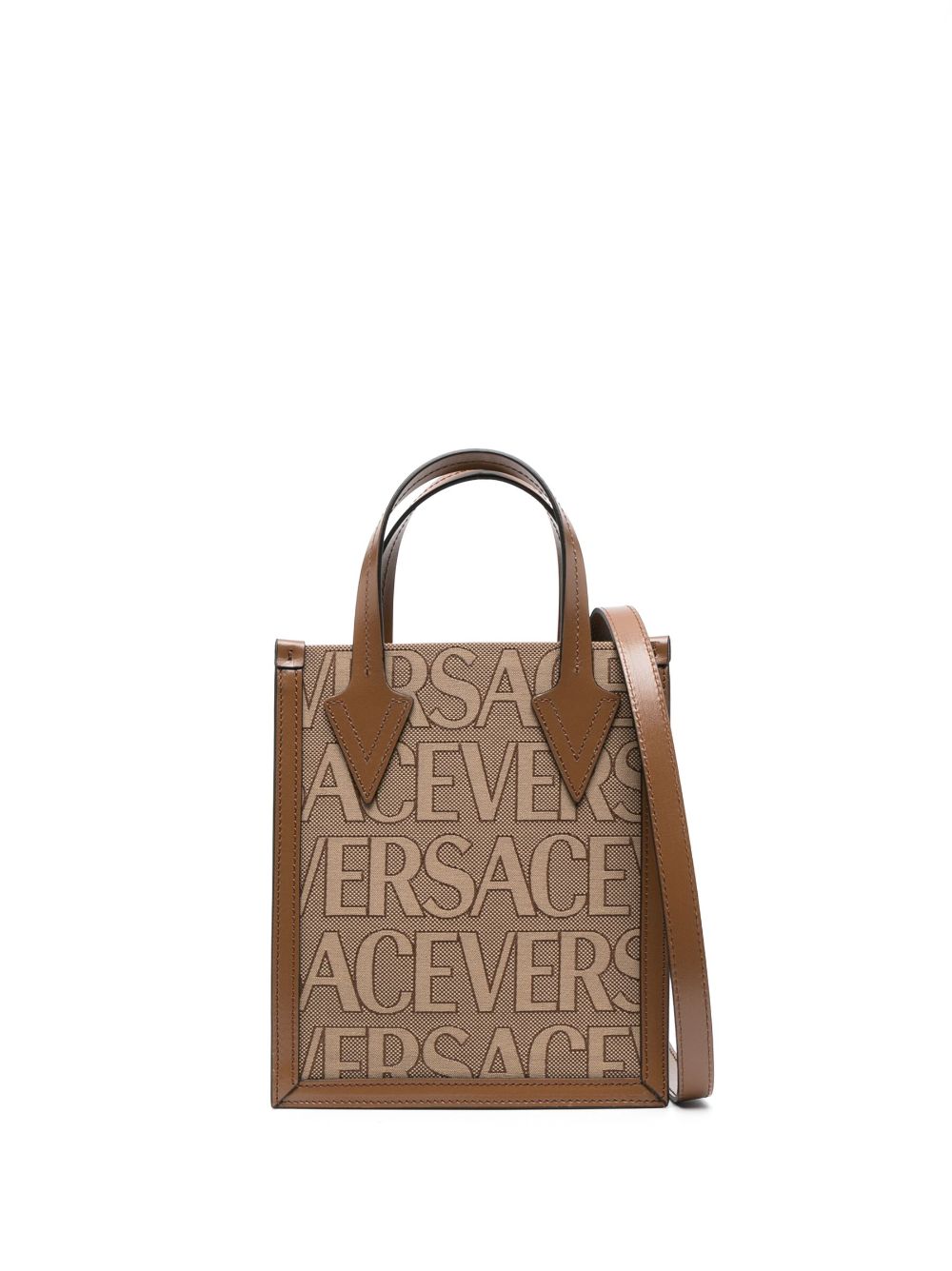 Versace La Vacanza VERSACE LA VACANZA- All Over Logo Small Tote Bag