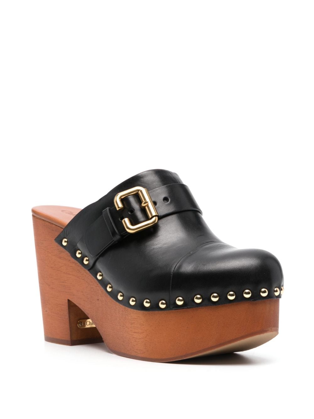 Chloé CHLOÉ- Jeannette Leather Clogs