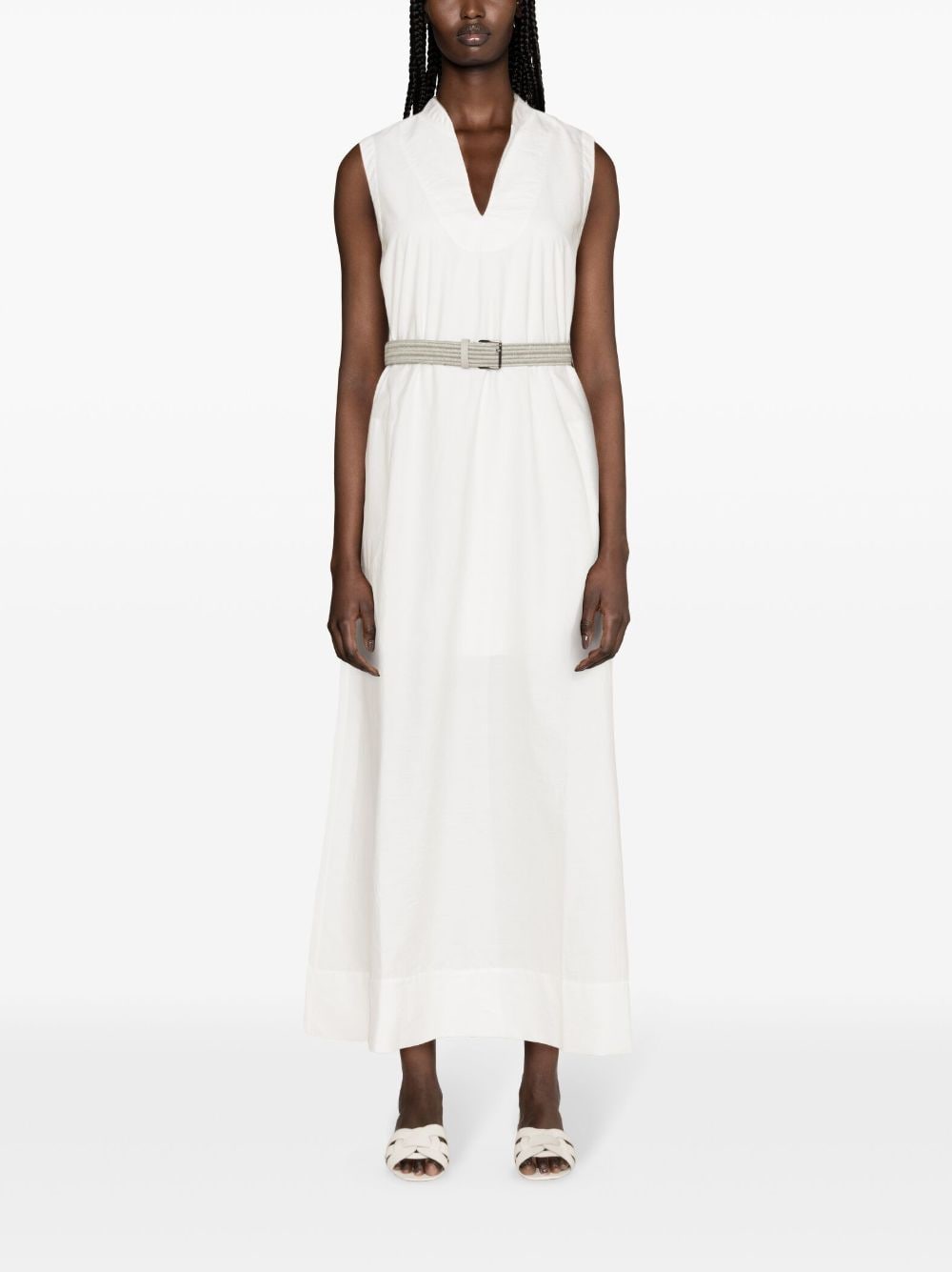 Brunello Cucinelli BRUNELLO CUCINELLI- Cotton Tunic Dress