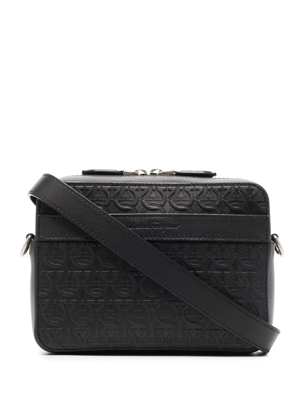 Ferragamo FERRAGAMO- Gancini Leather Crossbody Bag