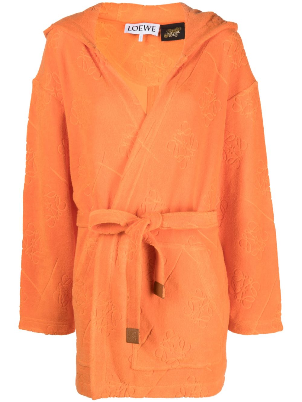 Loewe Paula's Ibiza LOEWE PAULA'S IBIZA- Anagram Jacquard Robe Coat